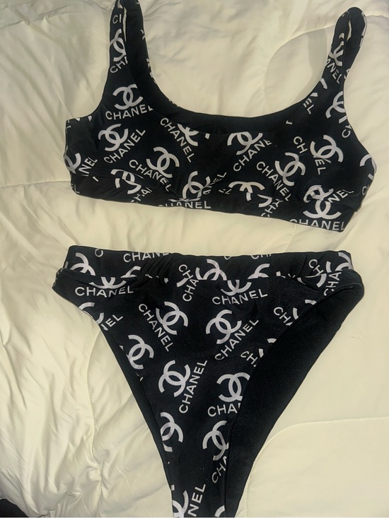CHANEL Other - High waisted “Chanel” swim set